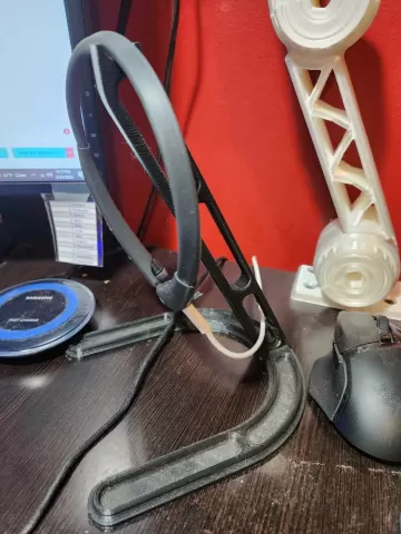 Around the neck headphone holder