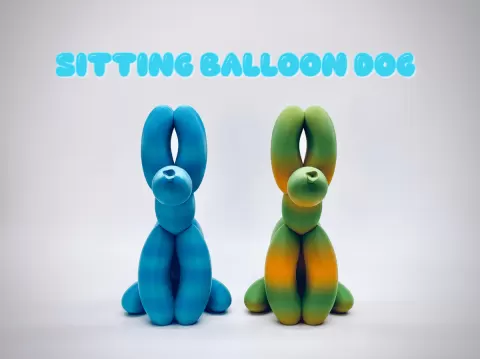 Sitting Balloon Dog