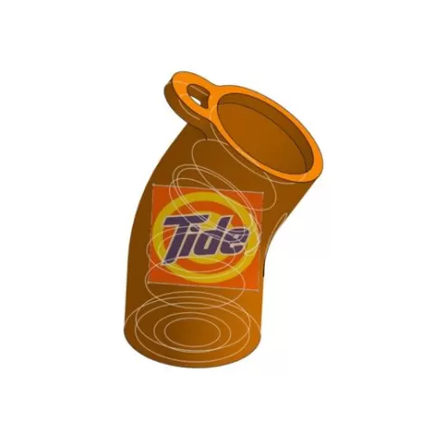 TIDE VIZIR ACE ALMOST EMPTY BOTTLE TRANSFER FUNNEL