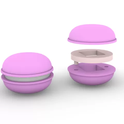 Macaron Clicker keychain