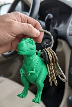 t-rex keychain
