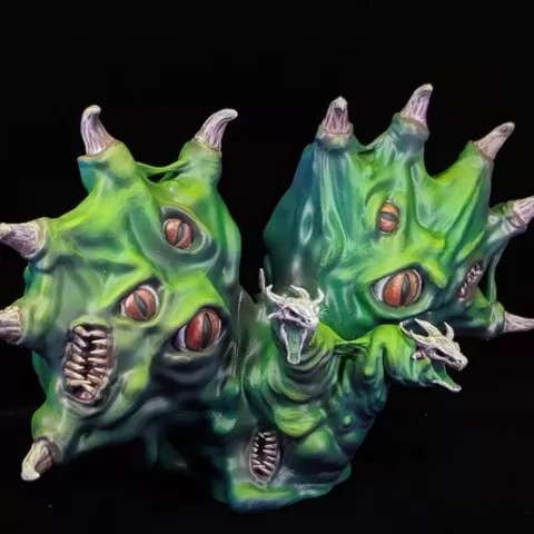 The Faceless lord in his draconic form