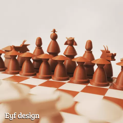 Japanese Chess Set.3mf