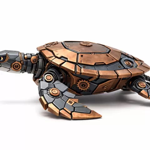 Steampunk Mechanical Turtle