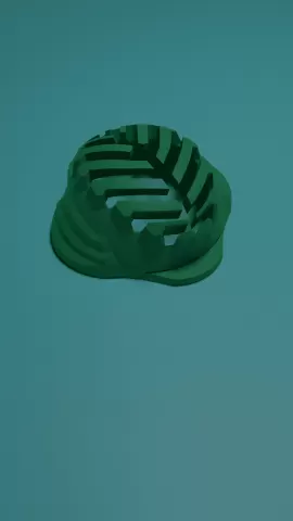 Golf Ball Leaf Stencil