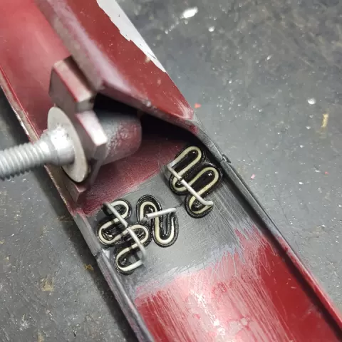 Wave staple tool for welding plastic by Antonio