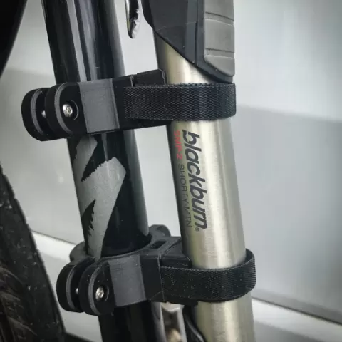 Universal Bike Pump Mount by moXDesign