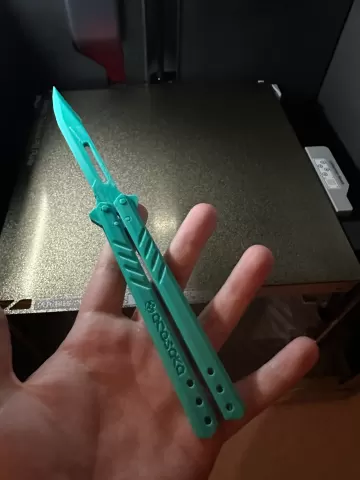Balisong Butterfly Knife (ASA/PLA)