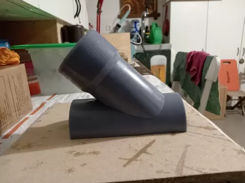 Air conditioning exhaust pipe PRINTABLE 3D modell - Belnir