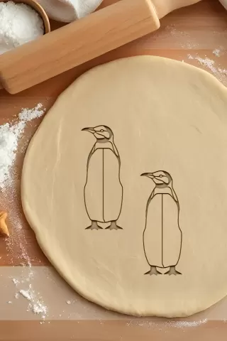 Penguin Cookie Cutter, Biscuit Cutter