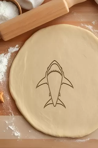 Shark Cookie Cutter, Biscuit Cutter