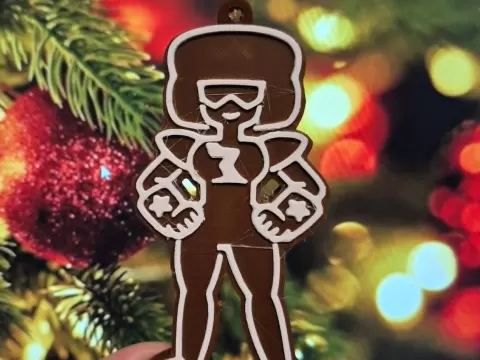 Garnet Steven Universe Gingerbread Ornament
