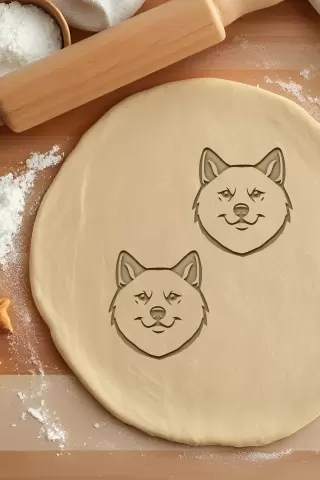Husky Cookie Cutter, Biscuit Cutter