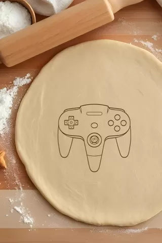 Nintendo Control Cookie Cutter, Biscuit Cutter