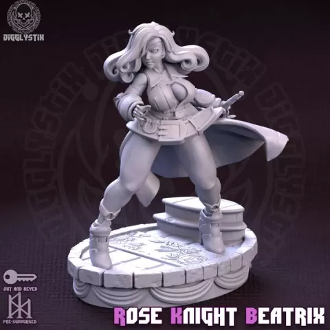 Rose Knight Beatrix by Jigglystix
