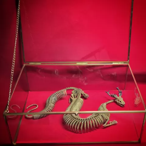 Eastern Dragon Skeleton 3D Print File | Articulated Dragon Bones | Fantasy Display Model | STL for Resin & FDM Printing