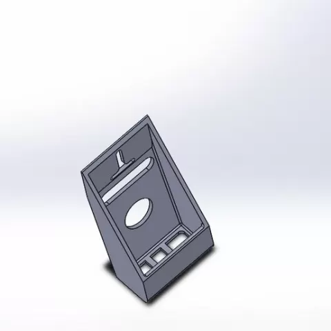 wall supported mobile holder while charging