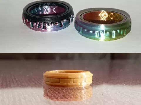 Fidget ring DRIP & BRICKS