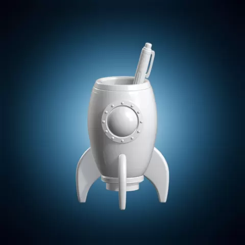 Rocket Pen Cup