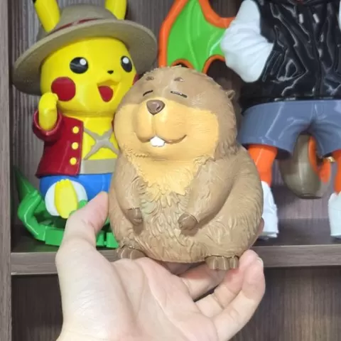 LOAF THE BEAVER - HOOPER DISNEY MOVIE FANART - 3MF - NO AMS