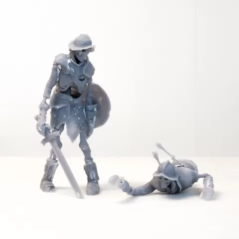 Skeleton Knight - DnD Monster - 2 Poses by DCA Tabletop
