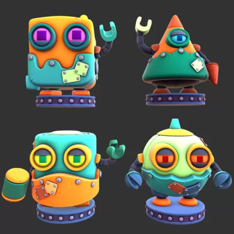 Ravensburger - Primitive Robots by Blackspire Studio