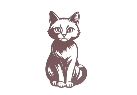 Wall art - adorable paws