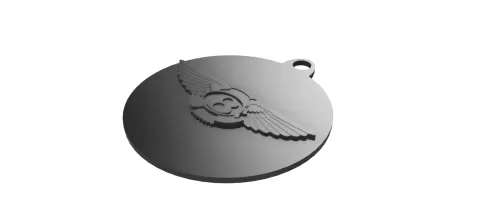 Bentley logo & writing keychain - Magic Printing