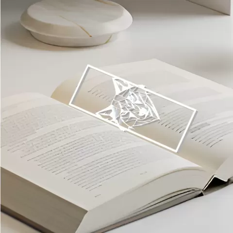 Wolf Bookmark, Creativity Bookmark, Gift Idea - OALPO