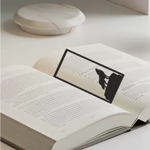 Wolf Bookmark, Gift Idea - OALPO