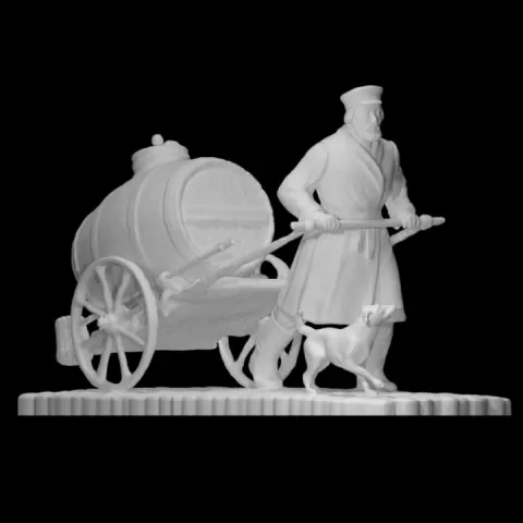 Monument to The Saint Petersburg water-carriers by Scan The World