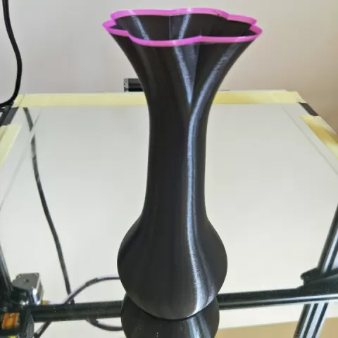 Simple Elliptical Vase by Leo Cadle