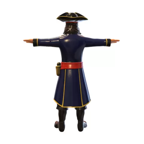 pirate captain character game reader