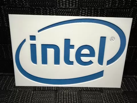 Intel Logo - Hueforge