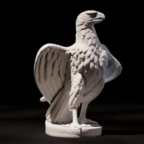 Striding Stone Eagle Statue | 28mm/32mm Heroic