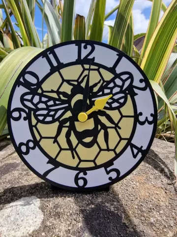 Honey Bee Desktop Clock