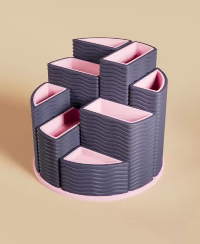 Desk Organizer 7X7 Mellow Wave