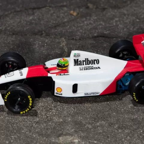 Aryton Senna's 1991 Mclaren MP4/6 3d Printed RC F1 Car by Brett Turnage