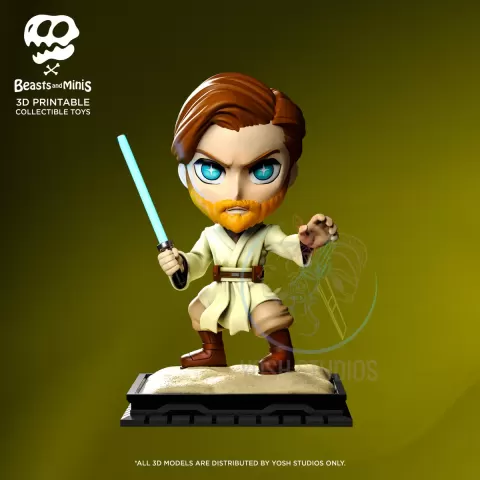 Obi Wan Mini 3D Printer STL