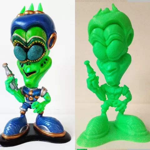 Martian alien by Richard Hanson