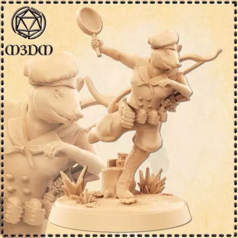 Ratfolk Chef Ranger (Action) - M3DM