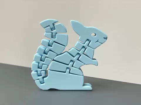 Happy Flexi Squirrel / Cute Articulated Squirrel