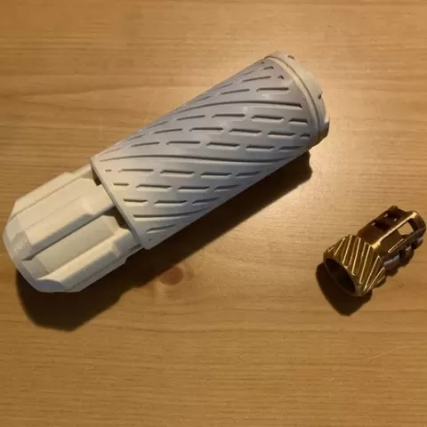 Airsoft Barrel Extention Mock QD suppressor