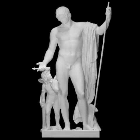 Mars and Cupid by Scan The World