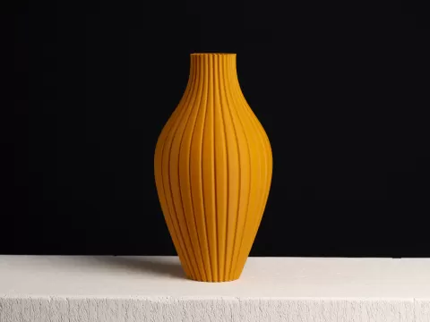 Striped Bulb Vase, (Vase Mode)