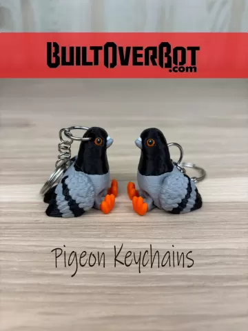 Pigeon Fidget Keychains