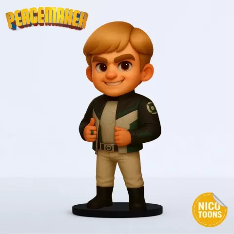 Guy gardner Chibi - Peacemaker - NicoToons