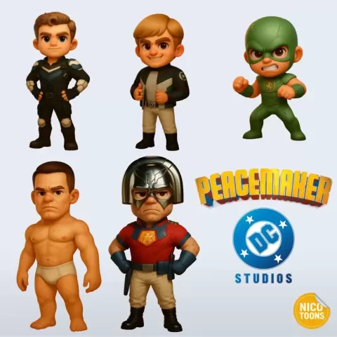 Pack Peacemaker chibi - NicoToons