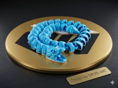 Snake Attack! Flexi Articulated Model