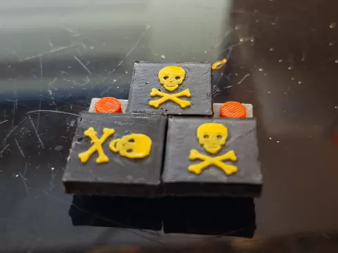 "Compatible brick" Skull symbol